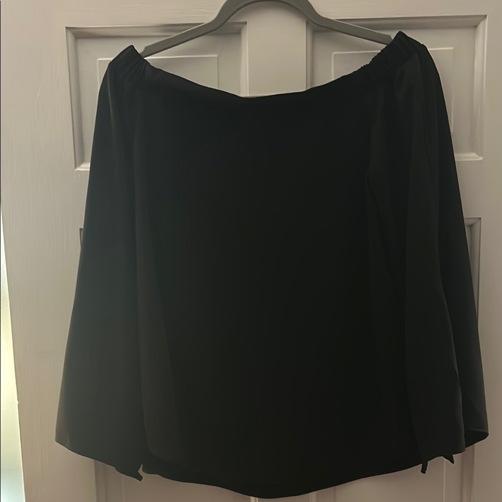 Black Off-Shoulder Blouse